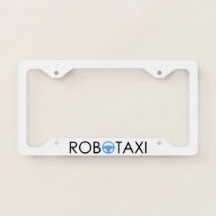 Quadro da Placa de Licença de Robotaxi