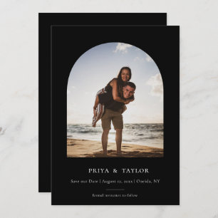 Quadro de Arco Moderno Flat Salvar O Cartão com fo