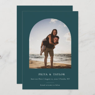 Quadro de Arco Moderno Flat Salvar O Cartão com fo