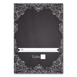 Quadro de colheita e cartão do local do casamento
