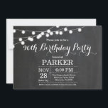 Quadro de Convite de Aniversário para 90<br><div class="desc">Convite de aniversário de 90 com luzes de cordas Fundo do quadro. 13 15 16º 18º 18º 21rua 30 40º 50º 60º 70 80 100º,  qualquer idade. Para mais personalização,  clique no botão "Personalizar" e use nossa ferramenta de design para modificar este modelo.</div>