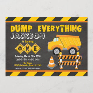 Quadro de Convite para primeiros aniversarios de C