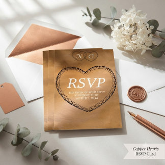 Quadro de Coração de Renda para RSVP de Casamento
