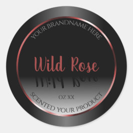 Quadro de Decoração de Borgonha com Etiqueta Preta