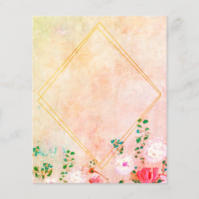 quadro de diamante floral (Frente)