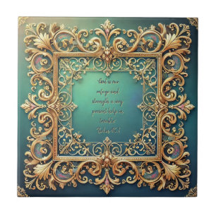 Quadro de Filigrana Personalizável com Versículos