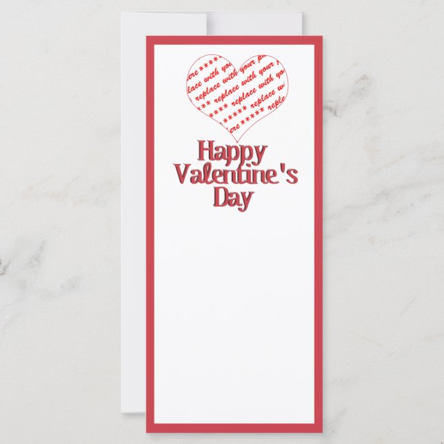 Quadro de Forma do Coração (Frente)