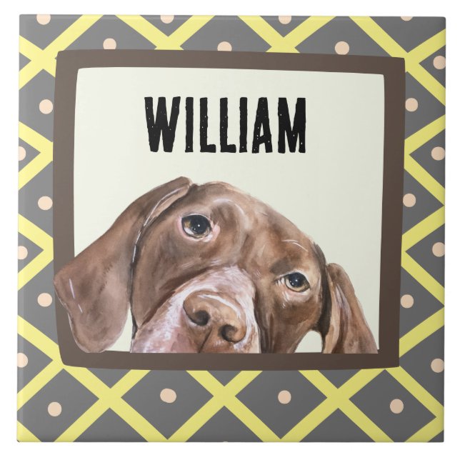 Quadro de fotografia personalizado do ponteiro de  (Frente)