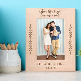 Quadro de Fotografias da Família Personalizada com