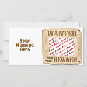 Quadro de Fotografias de Poster WANTED