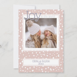 Quadro de Fotografias de Rosa Dusty com Floco de N