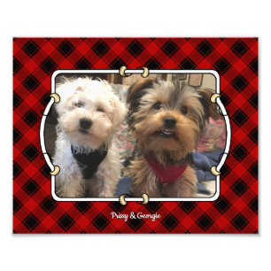 Quadro de Fotografias Personalizadas de Natal Verm