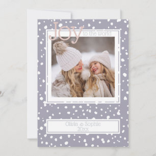 Quadro de Fotos do Floco de Neve Dusty Lilac