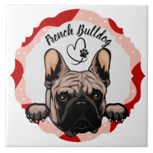 Quadro de fotos personalizado do Bulldog Francês