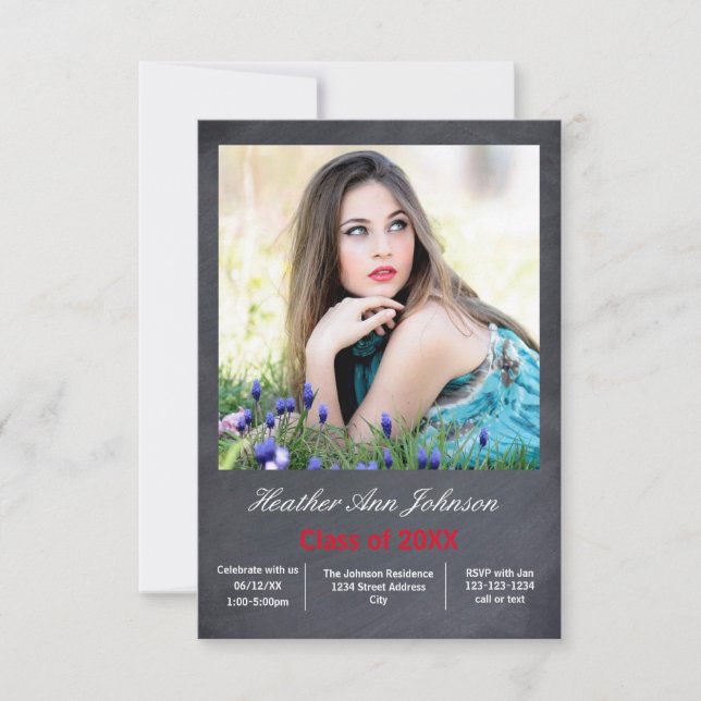 Quadro de Fotos Vertical - Anúncio de Formando 3x5 (Frente)