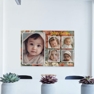 Quadro de Imagem do Bebê, Colagem de Fotos
