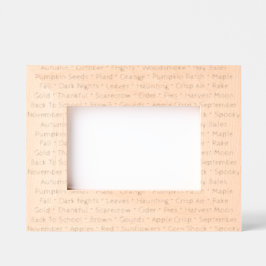 Quadro de Imagens das Palavras de Outono