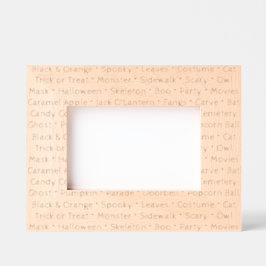 Quadro de Imagens das Palavras do Dia das Bruxas