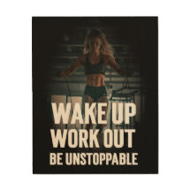 Acordar, Workout e seja imparável - poster