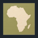 Quadro De Madeira África Austral Verde<br><div class="desc">O esboço do mapa africano com cores contrastantes na paleta "Safari" de Emporio Moffa inspirada pela ousada aventura e natureza selvagem do continente.</div>