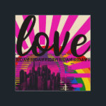 Quadro De Madeira AMOR SEXY pop art Wall Art Decor<br><div class="desc">AMOR SEXTA-FEIRA pop de Arte de Parede .Perfeito para o seu escritório doméstico .Belo fazer brilhante e feliz.Chegando ao fim de semana.Arco-íris rosa-quente e cores pretas.</div>