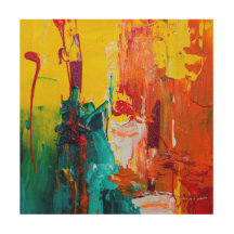 Arte de parede radiante Abstrato