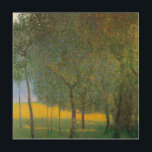 Quadro De Madeira Árvores de fruta por Gustav Klimt, Vintage Art Nou<br><div class="desc">Árvores frutas (1901) de Gustav Klimt é uma pintura de arte vitoriana do simbolismo da era vitoriana. Uma cena natural com uma variedade de frutas orgânicas num pomar durante o primavera ou as estações de Verão, com frutas maduras e florescentes flores. Sobre o artista: Gustav Klimt (1862-1918) era um pintor...</div>