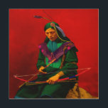 Quadro De Madeira Cherokee Native American Pop Art<br><div class="desc">Os Cherokee foram um indígenas nativo americano para os Estados Unidos sudoeste.</div>
