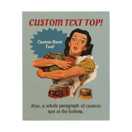 Quadro De Madeira Claro Que Posso.