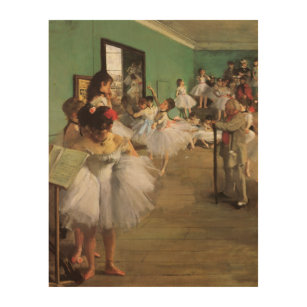 Quadro De Madeira Classe de dança por Degas, Balé de Impressionismo 