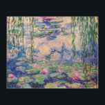 Quadro De Madeira Claude Monet - Lírios/Ninfas 1919<br><div class="desc">Lírios/Ninfas (W.1852) - Claude Monet,  Petróleo na Canvas,  1916-1919</div>