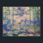 Quadro De Madeira Claude Monet - Lírios/Ninfas 1919<br><div class="desc">Lírios/Ninfas (W.1852) - Claude Monet,  Petróleo na Canvas,  1916-1919</div>