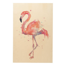 Flamingo Watercolor pintura