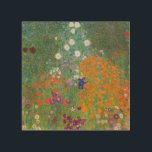 Quadro De Madeira Gustav Klimt Flower Garden Cottage Nature<br><div class="desc">Uma bela pintura de jardim - esta é uma pintura clássica de Gustav Klimt,  chamada Jardim de Algodão,  ou Jardim Bauergarten,  1907,  que é um close up de um jardim floral,  uma pintura floral colorida.</div>