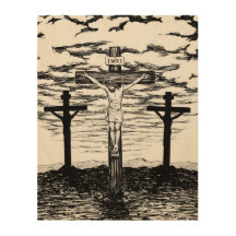 Ilustração de Crucificação por Amanda Diehl