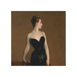 Quadro De Madeira John Singer Sargent Madame X Retrato Clássico