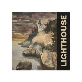 QUADRO DE MADEIRA LUZ