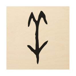 Quadro De Madeira Maravilhoso Chinês Zodiac-Goat-#001-