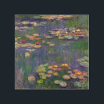 Quadro De Madeira Monet Water Lily - Pintura de plataforma<br><div class="desc">Monet Water Lily - Esta pintura clássica de Monet foi pintada por Claude Monet em 1916. Faz parte da sua famosa coleção de lírios aquáticos onde ele pinta em seu jardim em Giverney,  França. Uma pintura de obra-prima.</div>