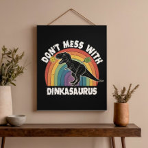 Não Brinque Com a Pickleball Dinkasaurus