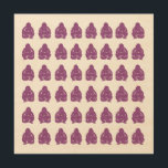 Quadro De Madeira Plum Asian Moods Buddah Boys<br><div class="desc">Pop de Arte Buda repetindo o padrão na paleta de humores asiáticos de Emporio Moffa.</div>