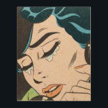 Quadro De Madeira Pop Art | Mulher choradora I | Wood Wall Art | 11"<br><div class="desc">Mulher chorando I

Pop Art

Criado por mimetizar digitalmente o processo de 4 cores usado para imprimir gibis no início.</div>