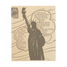 Poster de madeira de Poem Colossus
