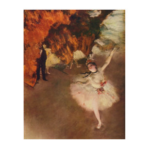 Quadro De Madeira Prima Ballerina, Rosita Mauri por Edgar Degas