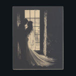 Quadro De Madeira Retrato de Casamento Personalizado<br><div class="desc">Personalize com sua própria foto. Linda foto de Anne Edgar da Unsplash.</div>