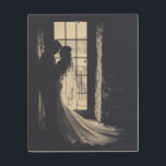 Quadro De Madeira Retrato de Casamento Personalizado<br><div class="desc">Personalize com sua própria foto. Linda foto de Anne Edgar da Unsplash.</div>