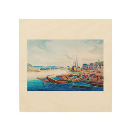 Quadro De Madeira Rüdesheim, Alemanha 01A