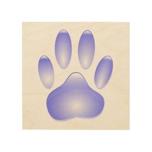 Quadro De Madeira Vidro Cachorro Via Imprimir Impressão de acrílico