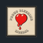 Quadro De Madeira Vintage Black Red Bleeding Heart Pop Art Liberal<br><div class="desc">Decorem o vosso quarto com esta bela Arte de Muro de Madeira com uma engraçada hart de hemorragia vermelha de pop. Se você é um liberal de hart sangrento, então esta banda desenhada engraçada é para você. O fundo é textura de madeira. Um coração sangrando para um liberal. Talvez um...</div>