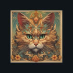Quadro De Madeira Vintage Pop Art, Louis Wain Bonito Gato<br><div class="desc">Vintage Pop Art,  Louis Wain Bonito Gato</div>
